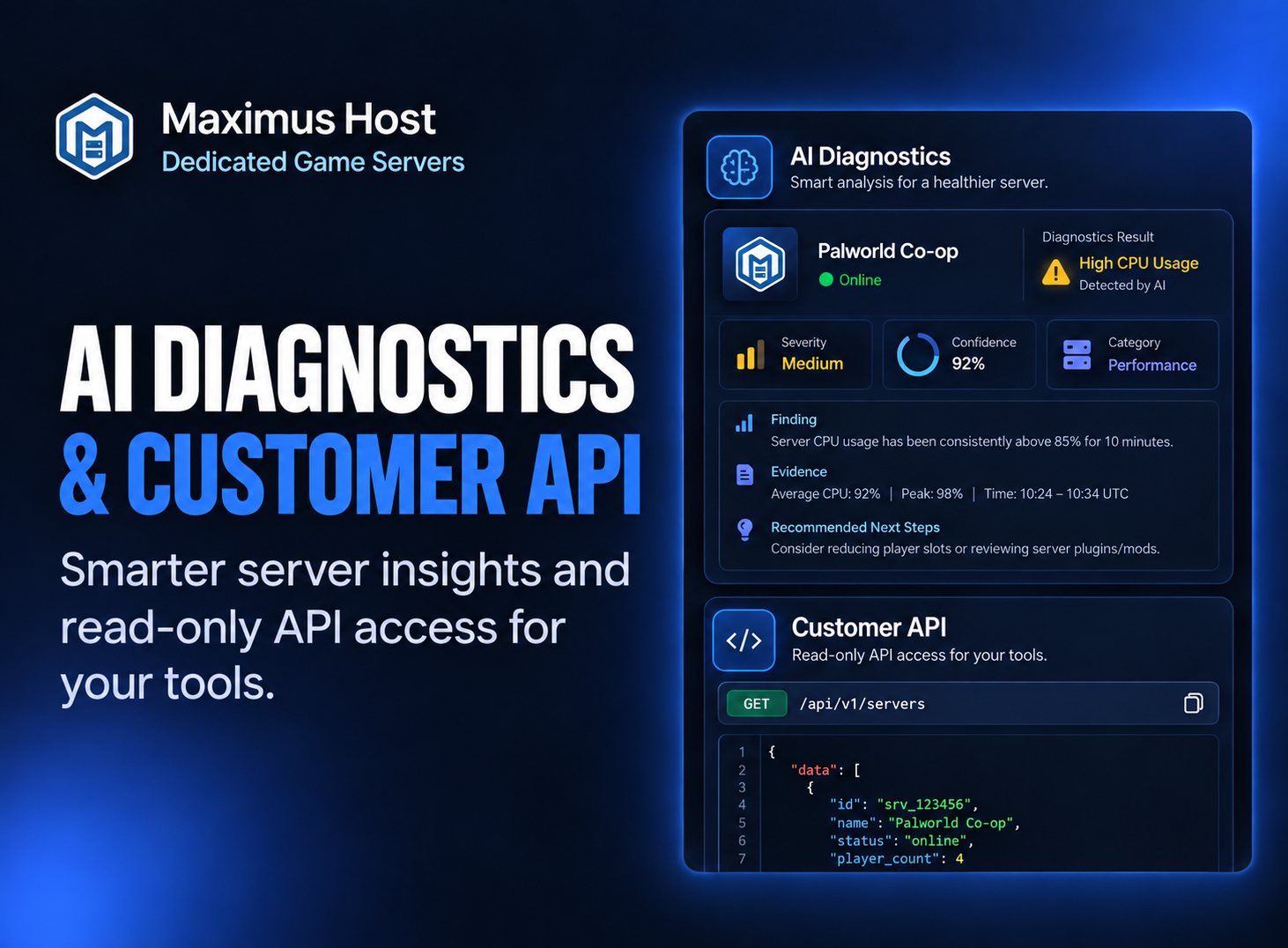 ai diagnostics and customer api banner