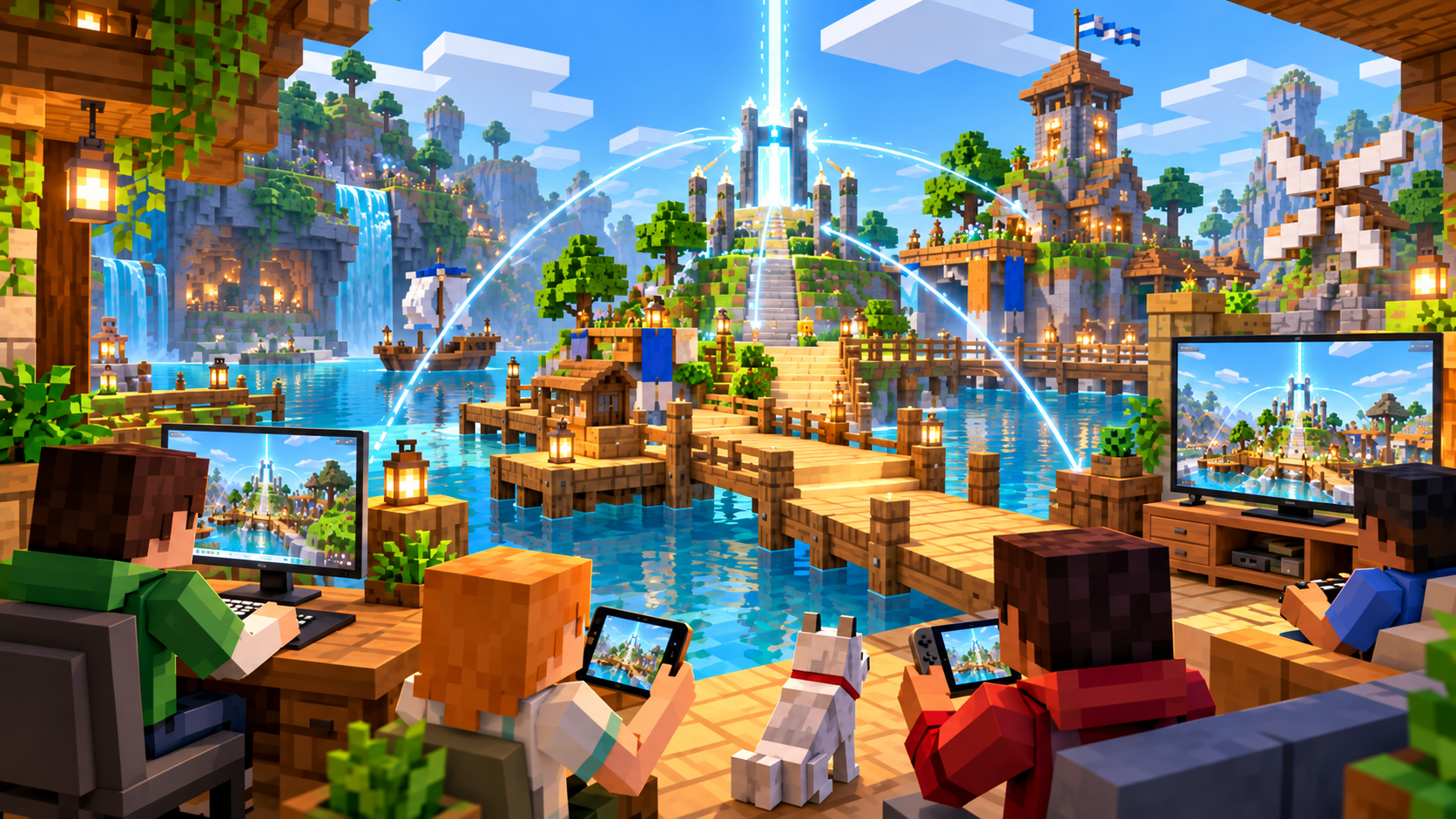 how to connect to a minecraft bedrock server on pc, mobile, switch, xbox, and playstation