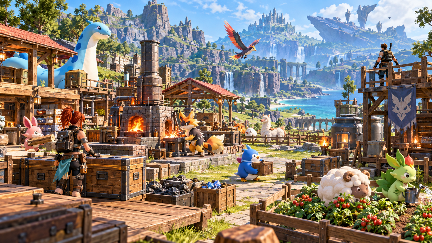 palworld server settings, worlds, and backups